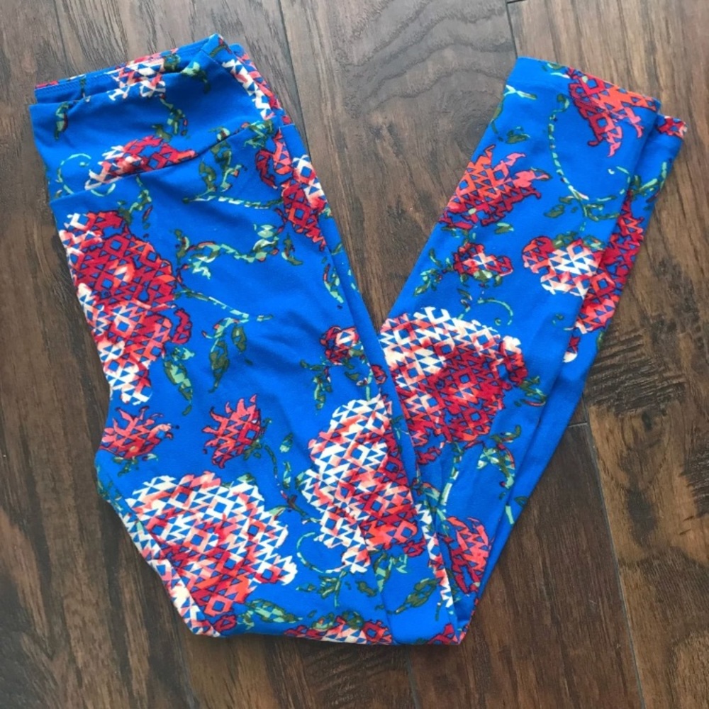LuLaRoe Roses OS Leggings